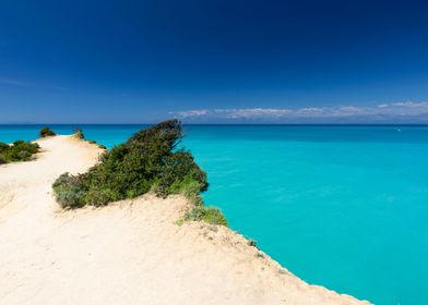 Sea landscape Greek travel