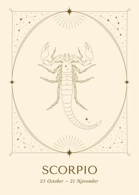 Zodiac Sign Scorpion