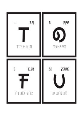 Tofu Periodic Table