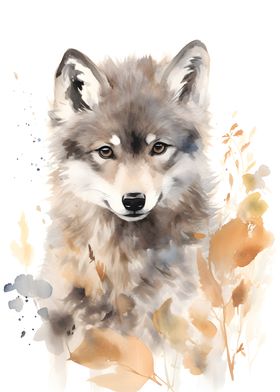 Wolf Watercolor