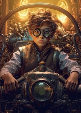 Steampunk driver Harry