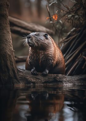 Majestic beaver