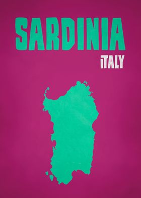 SARDINIA ITALY MAP