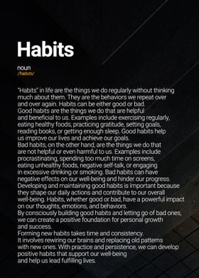 Habits