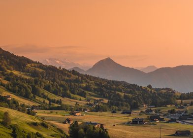 Sunset in Switzerland