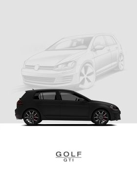 Golf GTI Mk VII 2014 Black