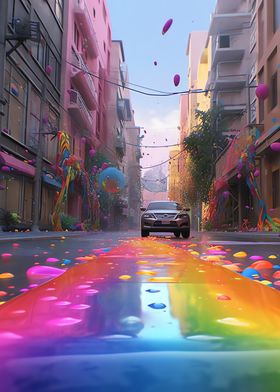 city rainbow
