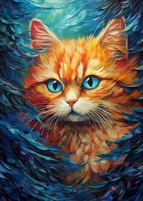 Cat Colorful