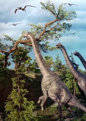 Brachiosaurus dinosaur