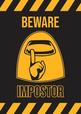 Beware impostor sign