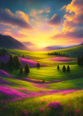 Colorful meadow