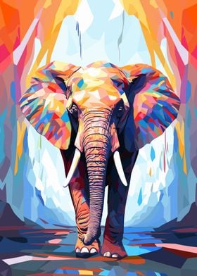 Elephant Animal Pop Art