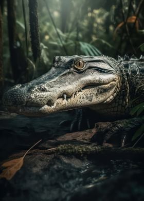 Majestic alligator