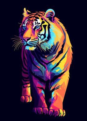 Tiger Animal Pop Art