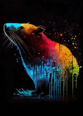 Capybara Colorful