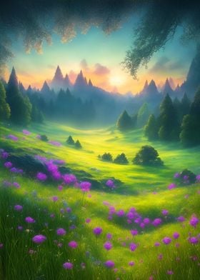 Colorful meadow