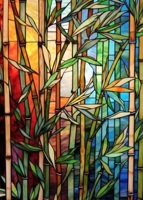 Stained Glass Bamboo 