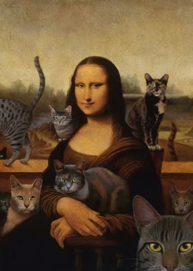 Mona Lisa and Cats