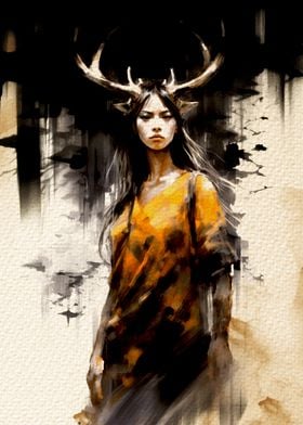 Native american WILD WOMAN