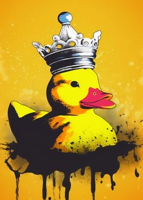 Rubber Duck With Crown