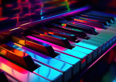 Illuminated Piano Keys