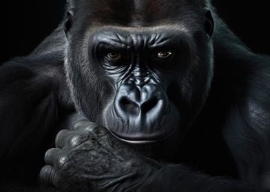 Gorilla Closeup