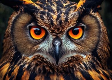 Wise And Majestic Owl