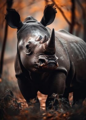 Majestic rhinoceros