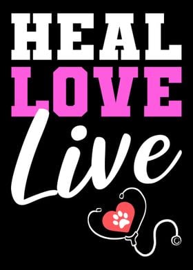 Heal Love Live Loving Pers