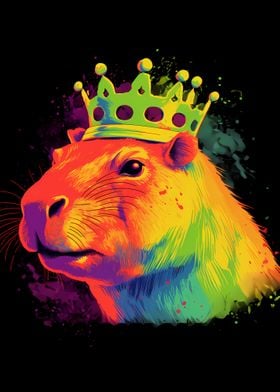 Capybara With Crown