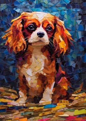 Cavalier King Colorful