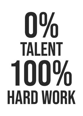 Talent vs Hard Work