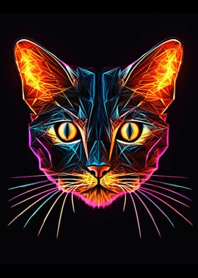 Neon Cat