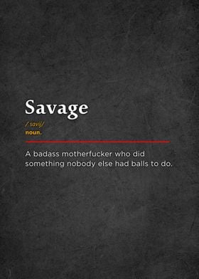 Savage Definition Quotes