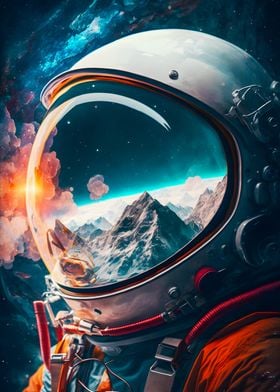 Astronaut reflection 12