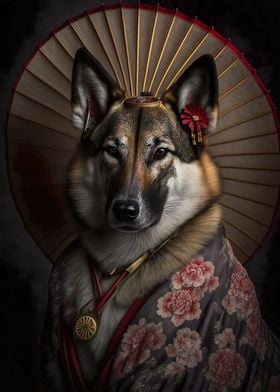 German Shepherd Geisha