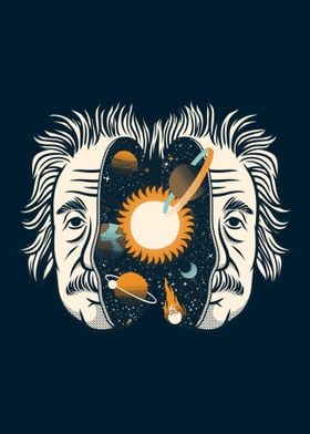 Albert Einstein Head