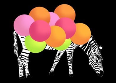 Party Zebra Party Decorato