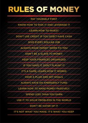 rules of money