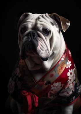 Bulldog Geisha Japan 