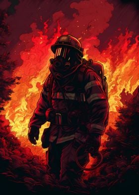 Firefighter Flame