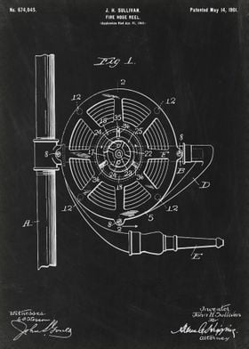 Fire Hose Reel patent