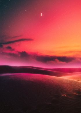 Colorful Dreamy Desert