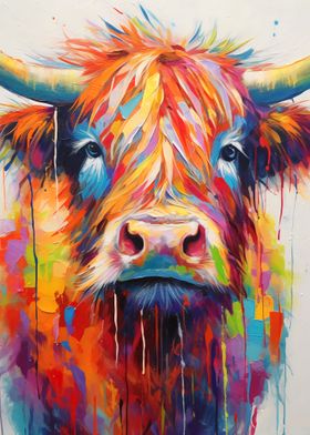 Highland Cow Painting