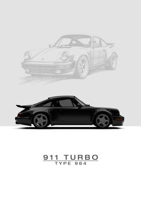 Porsche 964 turbo 1993 Bla
