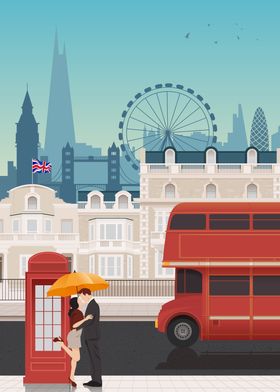 London Travel Print