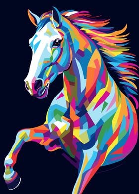 Horse Animal Pop Art