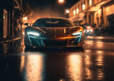 Gold in the rain