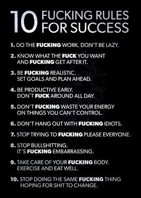 10 Rules For Success