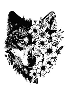 Floral Wolf